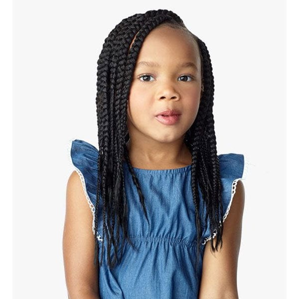 Sensationnel Synthetic Crochet Braid - 3X RUWA PRE-STRETCHED KIDS BRAID 12″ - Image 4