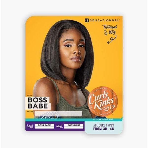 Sensationnel Synthetic Curls Kinks & CO Instant Weave Half Wig - BOSS BABE - Image 5