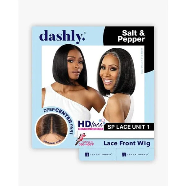 Sensationnel Synthetic Hair Dashly Salt & Pepper Lace Wig - SP LACE UNIT 1 - Image 11