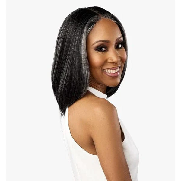 Sensationnel Synthetic Hair Dashly Salt & Pepper Lace Wig - SP LACE UNIT 1 - Image 6