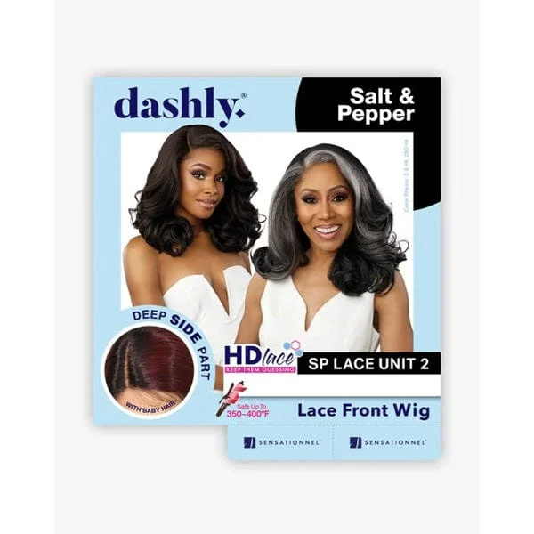 Sensationnel Synthetic Hair Dashly Salt & Pepper Lace Wig - SP LACE UNIT 2 - Image 10