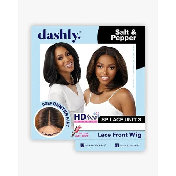 Sensationnel Synthetic Hair Dashly Salt & Pepper Lace Wig - SP LACE UNIT 3 - Image 10