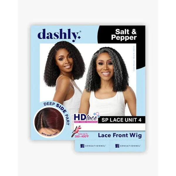 Sensationnel Synthetic Hair Dashly Salt & Pepper Lace Wig - SP LACE UNIT 4 - Image 9