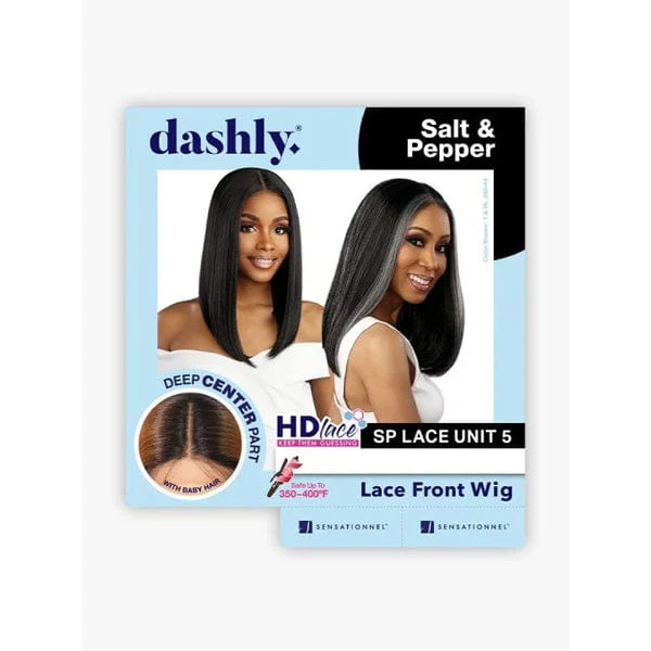 Sensationnel Synthetic Hair Dashly Salt & Pepper Lace Wig - SP LACE UNIT 5 - Image 11