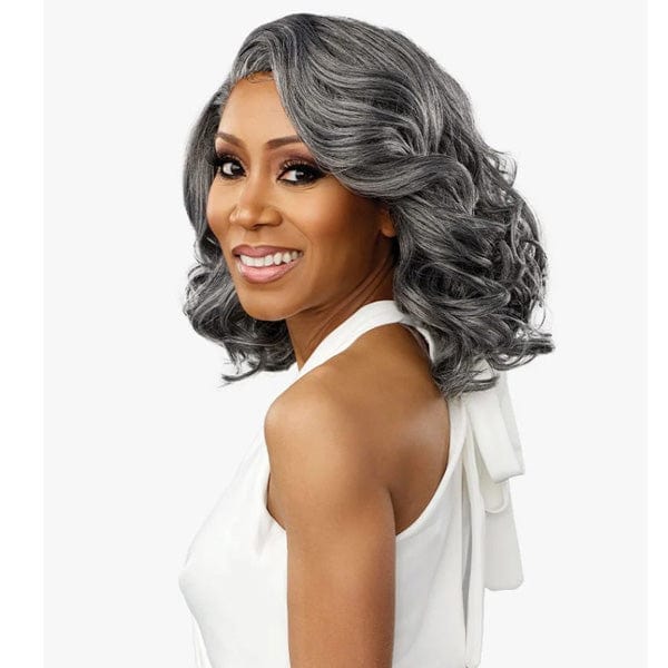 Sensationnel Synthetic Hair Dashly Salt & Pepper Lace Wig - SP LACE UNIT 6 - Image 2