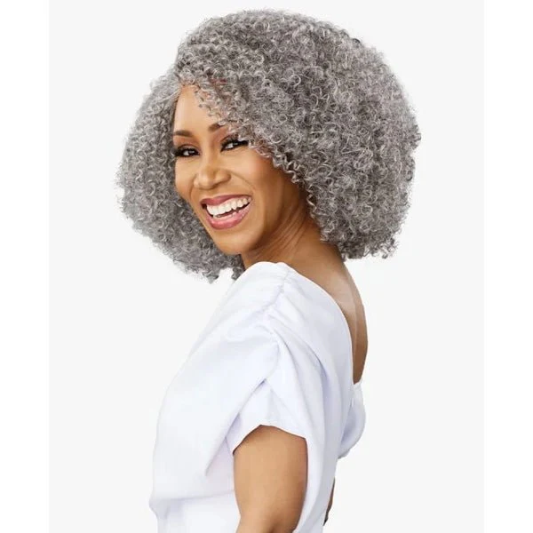 Sensationnel Synthetic Hair Dashly Salt & Pepper Lace Wig - SP LACE UNIT 8 - Image 5