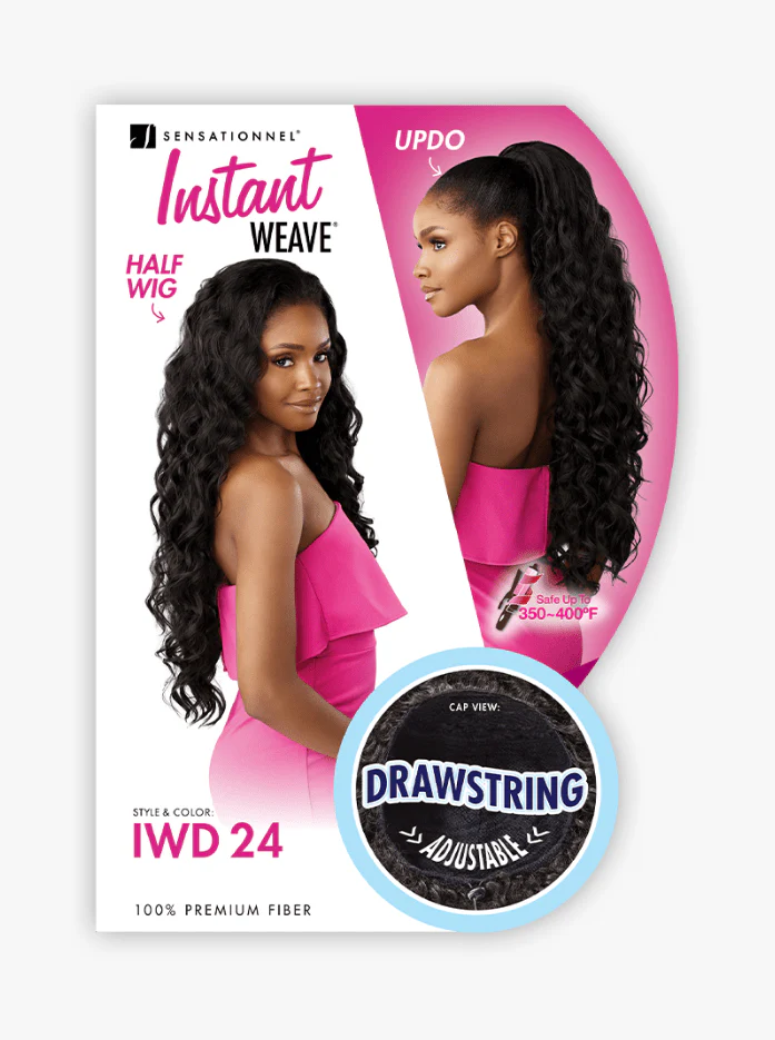 Sensationnel Synthetic Half Wig Instant Weave Drawstring Cap - IWD 24 - Image 8