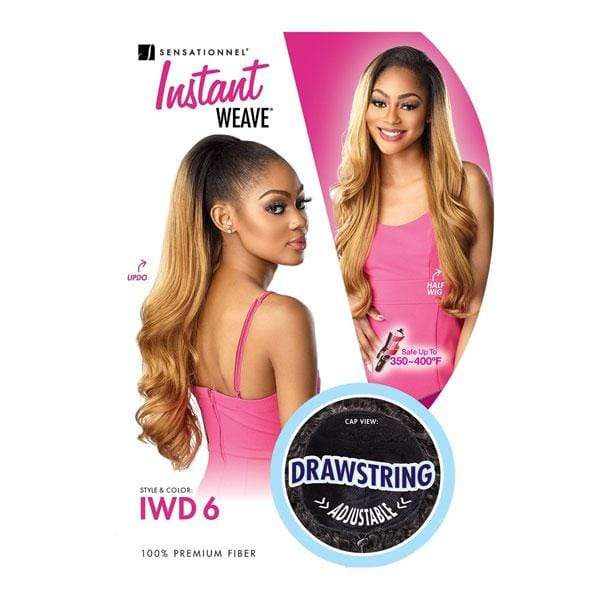 Sensationnel Synthetic Half Wig Instant Weave Drawstring Cap - IWD 6 - Image 3