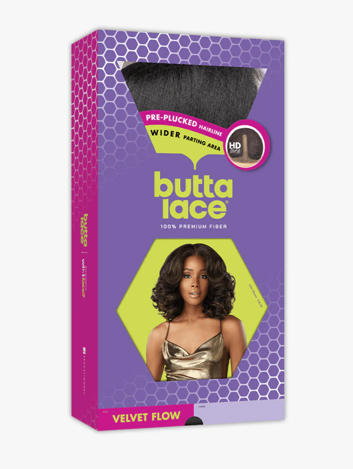 Sensationnel Synthetic HD Lace Front Wig - BUTTA UNIT - Velvet Flow - Image 2