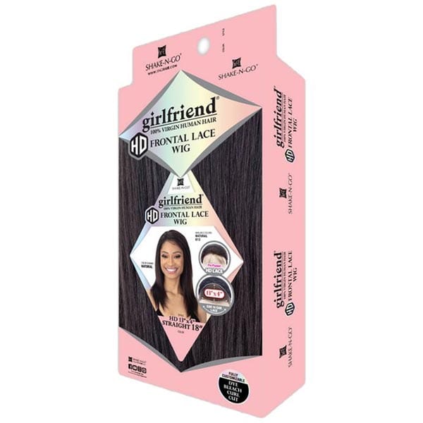 Shake N Go Girlfriend 100% Virgin Human Hair 13X4 Lace Frontal Wig - STRAIGHT 18" - Image 3