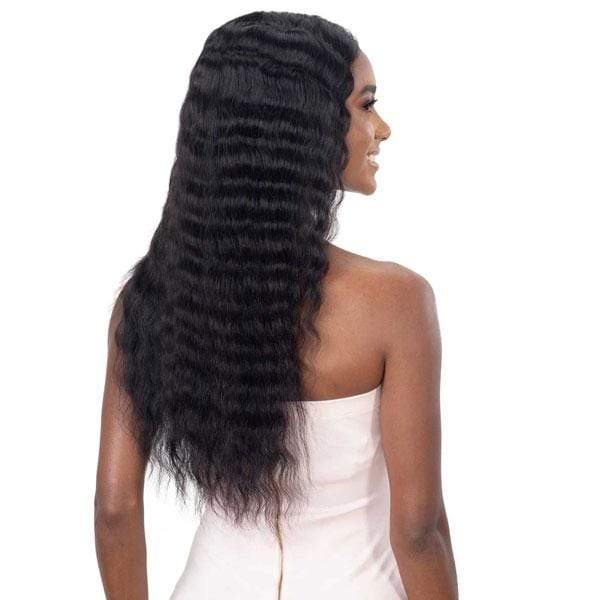 Shake N Go Girlfriend 100% Virgin Human Hair Lace Frontal Wig - DEEP WAVER 24" - Image 2