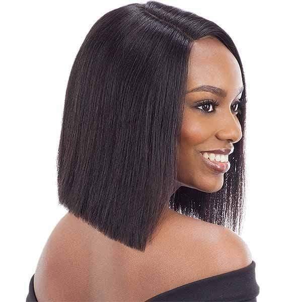 Shake-N-Go Milky Way Saga 100% Human Hair Lace Front Wig - SLEEK REMY BOB - Image 2