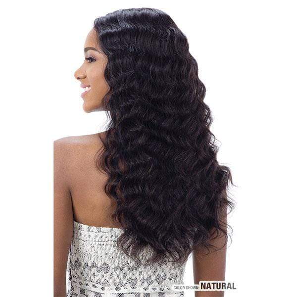 Shake-N-Go Naked 100% Human Hair 5" Part Lace Front Loose Deep Wig - NATURAL 301 - Image 2
