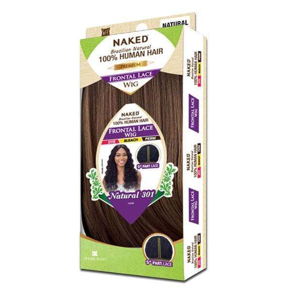 Shake-N-Go Naked 100% Human Hair 5" Part Lace Front Loose Deep Wig - NATURAL 301 - Image 3