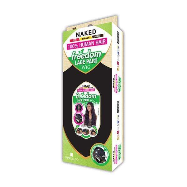 Shake-N-Go Naked 100% Human Hair Freedom Lace Part Wig - NATURAL 702 - Image 3