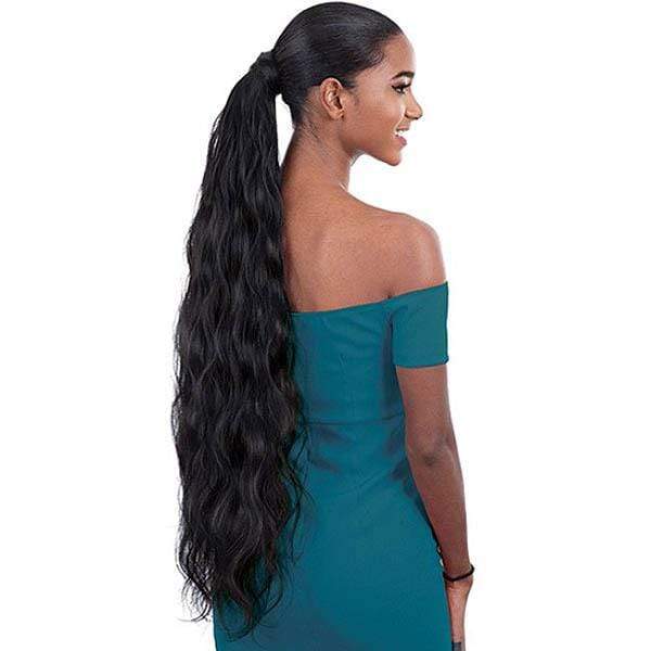 Shake-N-Go Milky Wavy Organique Mastermix Synthetic Pony Pro Ponytail - BODY WAVE 32" - Image 2