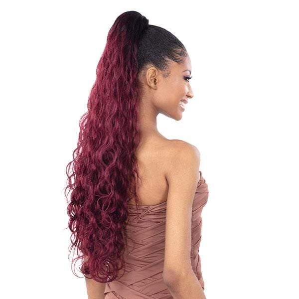 Shake-N-Go Organique Mastermix Synthetic Pony Pro Ponytail - KING WAVE 28" - Image 2