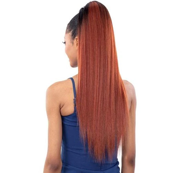 Shake-N-Go Organique Mastermix Synthetic Pony Pro Ponytail - YAKY STRAIGHT 28" - Image 2