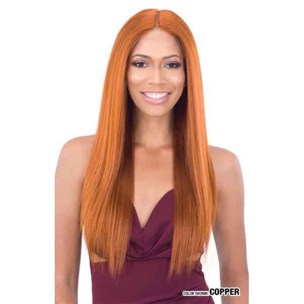 Shake N Go Organique Synthetic Hair Lace Front Wig - LIGHT YAKY STRAIGHT 24" - Image 2