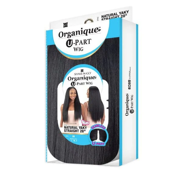 Shake N Go Organique U-Part Wig - NATURAL YAKY STRAIGHT 28" - Clearance - Image 3
