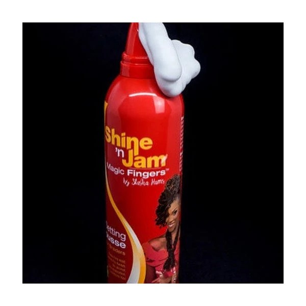 Shine N Jam Magic Fingers For Braiders Setting Mousse-12oz-(C) - Image 2