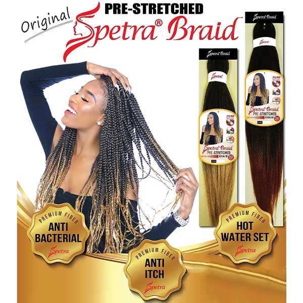 Oh Yes Hair Spetra Pre-Stretched Synthetic Braid - 6X EZ BRAID 26" - Image 5