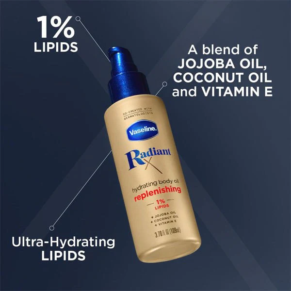 Vaseline Radiant X Replenishing And Hydrating Body Oil - 3.7oz - (C) - Image 2