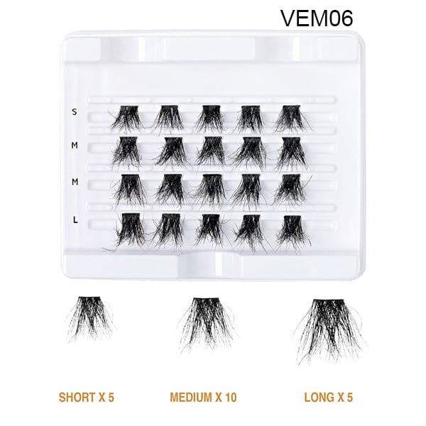 VLUXE BY IENVY Extended Real Mink Cluster Lashes - (C) - Image 11