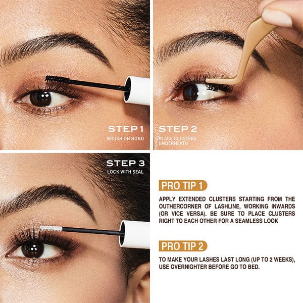 VLUXE BY IENVY Extended Real Mink Cluster Lashes - (C) - Image 3