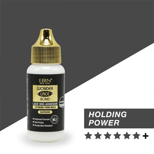 EBIN WONDER LACE BOND WATERPROOF ADHESIVE - SUPREME(BLACK) -1.15OZ - (C) - Image 4
