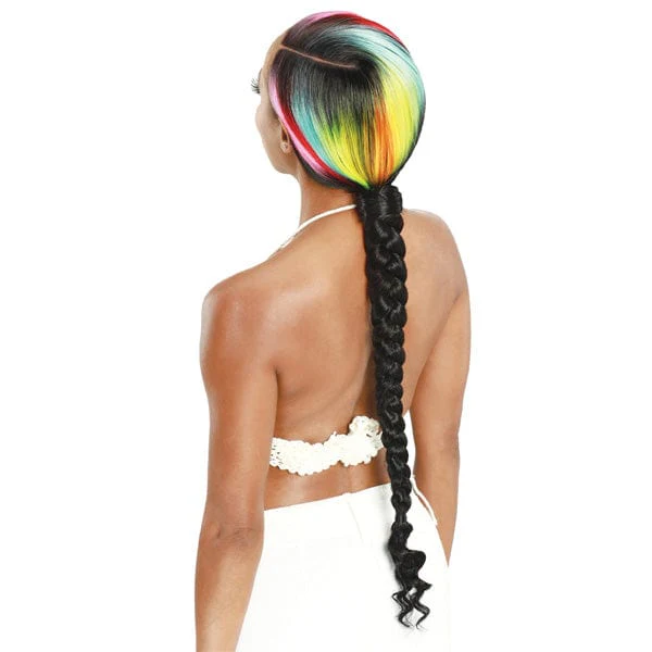 Zury Sis Braid Pony Synthetic HD Lace Front Wig - LF RWANDA - Unbeatable - Image 2