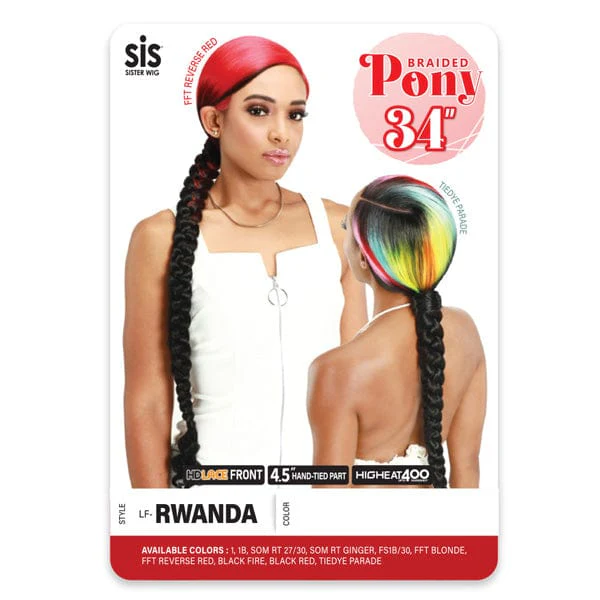 Zury Sis Braid Pony Synthetic HD Lace Front Wig - LF RWANDA - Unbeatable - Image 5