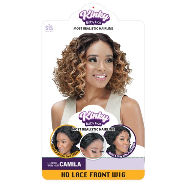 Zury Kinky Baby Hair Most Realistic Lace Front Wig - LF KINKY BABY CAMILA - Image 3