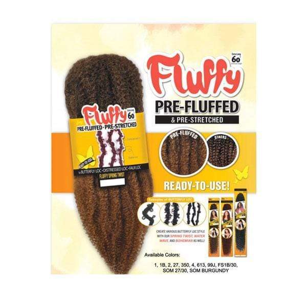 Zury Sis Pre-Fluffed & Pre-Stretched Extra Long Braid 60" - FLUFFY SPRING TWIST - Image 2