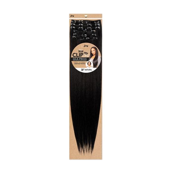 Zury Sis Silk Pressed Human Hair Texture Clip On 7 - ND CLIP NATURAL PERM 18″ - Image 2
