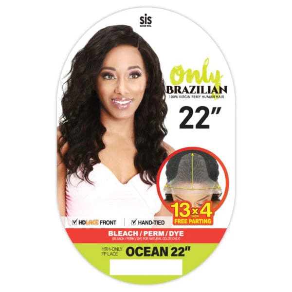 Zury Sis 100% Human Hair HD Lace Frontal Wig - HRH-ONLY FP LACE OCEAN 22″ - Image 3