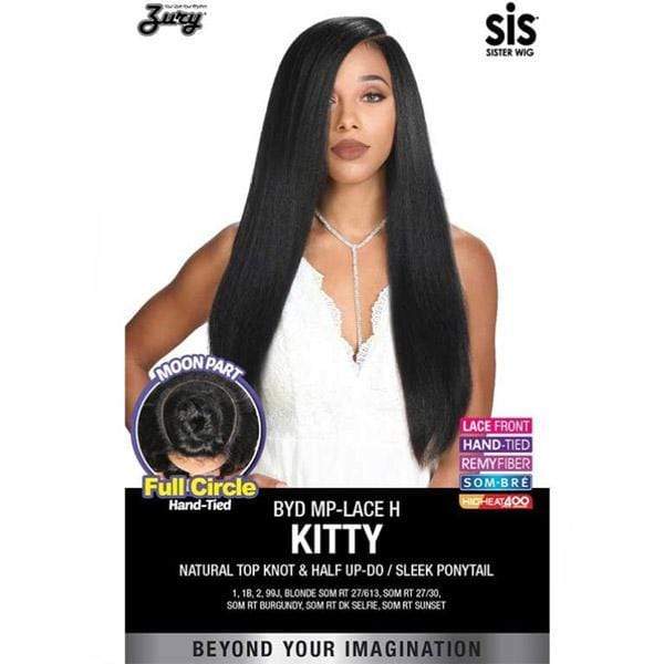 Zury Sis Beyond Synthetic Hair Moon Part Lace Wig - BYD MP-LACE H KITTY - Image 4