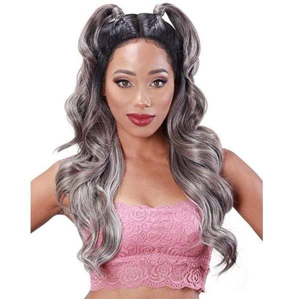 Zury Sis Beyond Synthetic Hair Twin Part Lace Front Wig - BYD TP LACE H BLAST - Clearance - Image 4