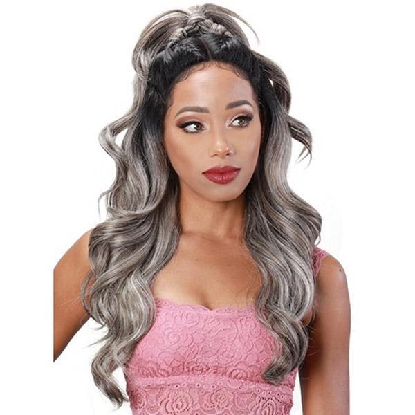 Zury Sis Beyond Synthetic Hair Twin Part Lace Front Wig - BYD TP LACE H BLAST - Clearance - Image 5