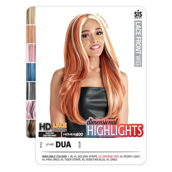 Zury Sis Dimensional Highlights Synthetic HD Lace Front Wig - LF HD DUA - Unbeatable - Image 3