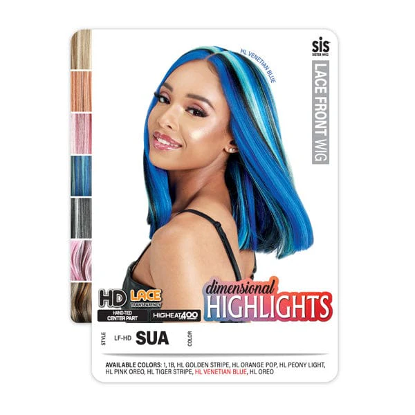 Zury Sis Dimensional Highlights Synthetic HD Lace Front Wig - LF HD SUA - Image 3