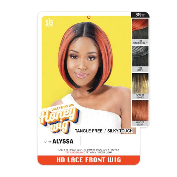 Zury Sis Honey Wig Synthetic HD Lace Front Wig - LF HW ALYSSA - Image 4