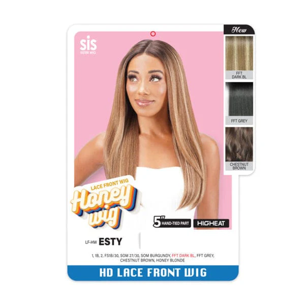 Zury Sis Honey Wig Synthetic HD Lace Front Wig - LF HW ESTY - Image 3