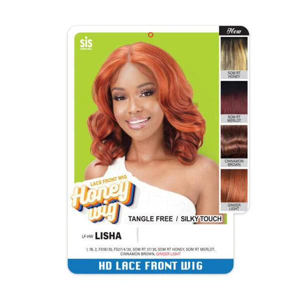 Zury Sis Honey Wig Synthetic HD Lace Front Wig - LF HW LISHA - Image 3