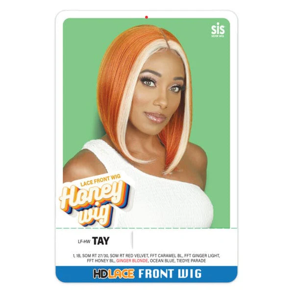 Zury Sis Honey Wig Synthetic HD Lace Front Wig - LF HW TAY - Image 3