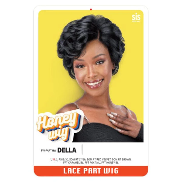 Zury Sis Honey Wig Synthetic HD Lace Part Wig - FW PART HW DELLA - Image 3