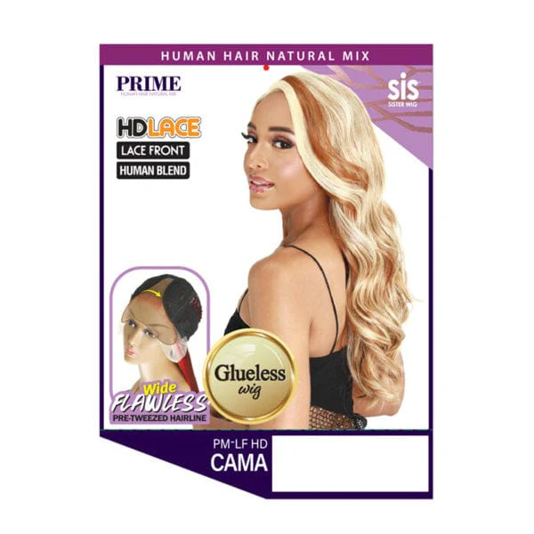Zury Sis Human Hair Blend Natural Mix Glueless Lace Front Wig - PM LF HD CAMA - Image 3