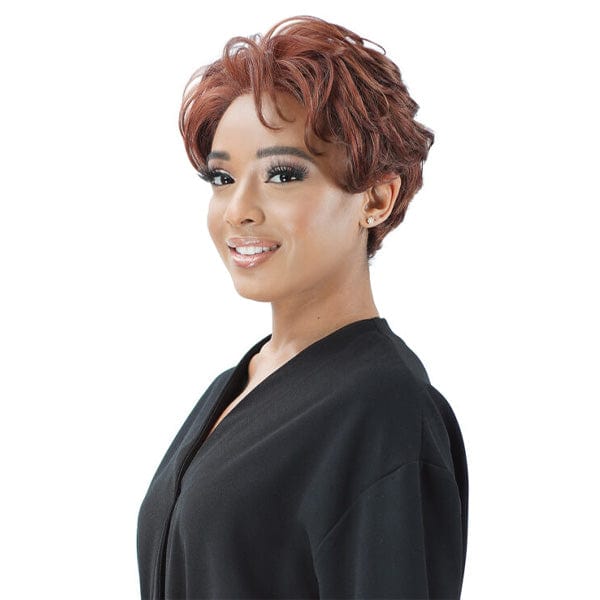 Zury Sis Human Hair Blend Natural Mix Hand-Tied Lace Front Wig - PM LF LUCY - Image 4