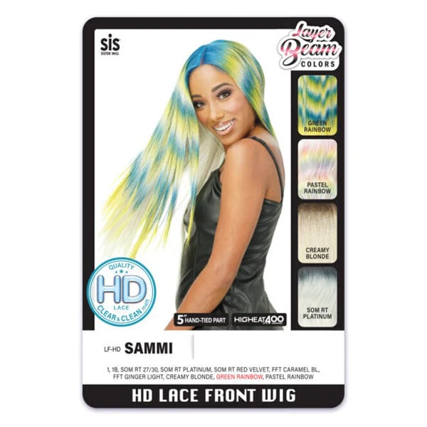 Zury Sis Layer Beam Colors Synthetic HD Lace Front Wig - SAMMI - Image 3