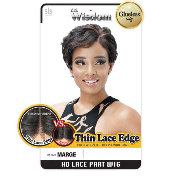 Zury Sis Ms. Wisdom Synthetic HD Lace Part Full Wig - FW PART MARGE - Image 3